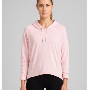Calvin Klein Pink Space Dye Hoodie Pullover Sweatshirt Size L Kangaroo Pocket